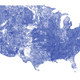 Illustration for article titled A map of all the rivers in the United States, and nothing else